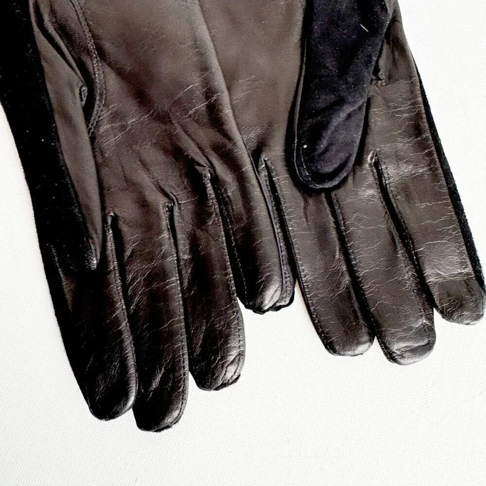 Vintage Eaton's Made in Italy Suede Gloves 8/S